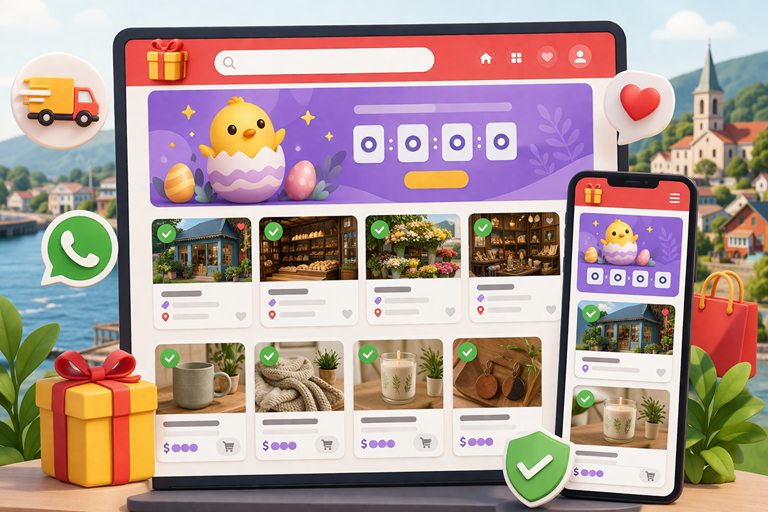 Nuevas funciones en Regalos Purranque: catálogo de productos, badges de confianza y más